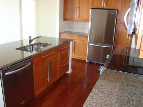 High end kitchen in the Nouvelle at Natick